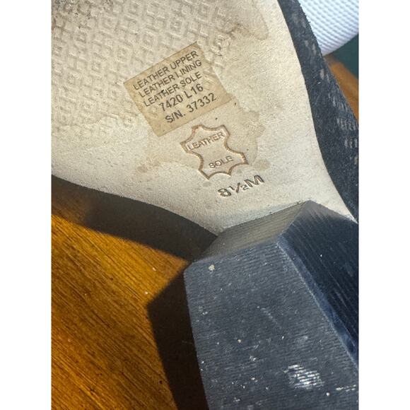 Tory Burch Women’s Perforated Suede Sandals Shoes size 8.5 - Picture 5 of 7